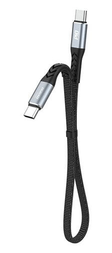 Dudao L10C USB-C Kabel 100W 0,23m Hurtiglading - Sort Dudao L10C USB-C Kabel 100W 0,23m Hurtiglading - Sort
