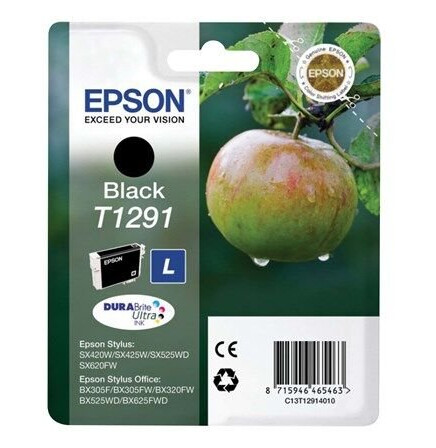 Epson T1291 - Black Ink - Blekkpatron Svart Epson T1291 - Black Ink - Blekkpatron Svart