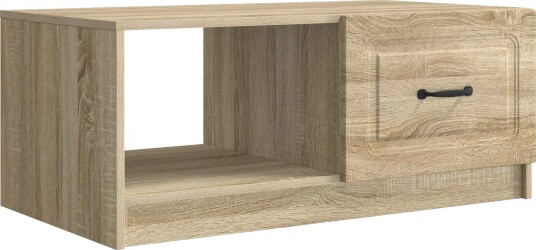 Kaffebord Sonoma eik 90 x 50 x 37 cm Konstruert tre