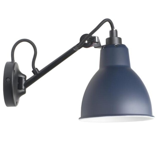 Lampe Gras N104 Vegglampe Sort/ Blå – DCWéditions