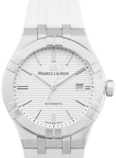 Maurice Lacroix Herreklokke AI6008 SS000 130 2 Aikon Hvit/Gummi Ø42