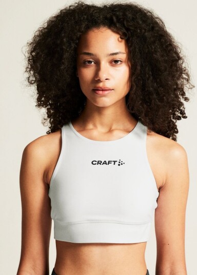 Hvit treningstopp fra Craft   Rush 2.0 Crop Top (XS)