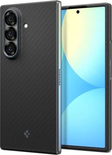 Spigen Air Skin Aramid Etui Samsung Galaxy Z Fold 7 Sort Spigen Air Skin Aramid Etui Samsung Galaxy Z Fold 7 Sort