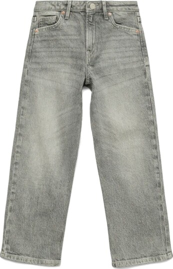Vero Moda Girl Tessa jeans Straight High Waist  mellomgrå denim (164 /14 år)