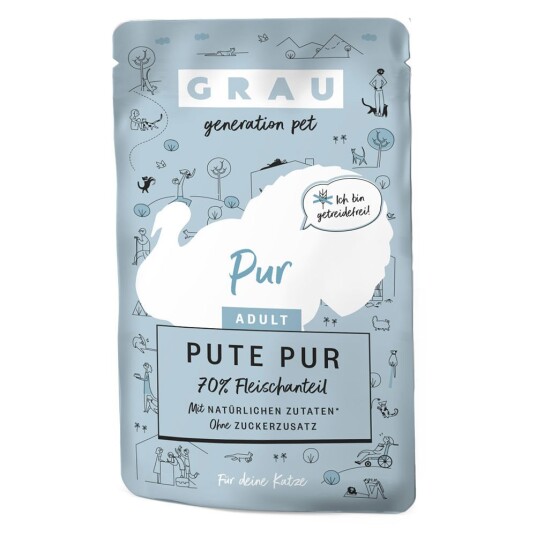 Grau Gourmet Biter 16 X 125 G Kalkun Pure Grau Gourmet Biter 16 X 125 G Kalkun Pure
