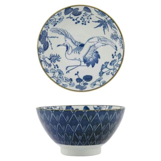 Tokyo Design Studio Flora Japonica Sori Skål 95 cl Crane