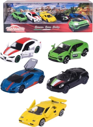 Majorette Lekebiler 5-Pakning  Dream Cars Italy