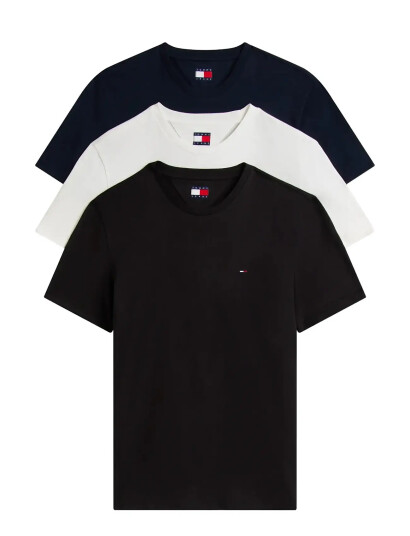 Tommy Jeans Tjm Xslim 3Pack Tee Ext Multi/patterned XXXL Tommy Jeans Tjm Xslim 3Pack Tee Ext Multi/patterned XXXL