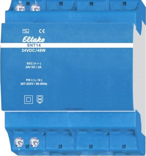 Eltako 30014033 Snt14 24V/48W Din Skinne Strømforsyning 2A 48W