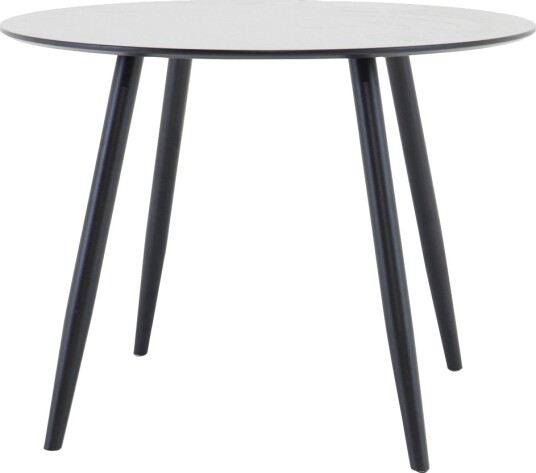 Plaza Spisebord 100x100 cm - Svart