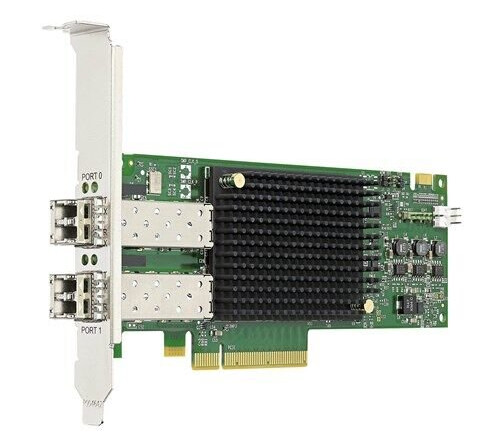 Emulex LPe31002 Gen 6 (16Gb) dual-port HBA (upgradeable to 32Gb) - host bus adapter - PCIe 3.0 x8 - 16Gb Fibre Channel x 2 Emulex LPe31002 Gen 6 (16Gb) dual-port HBA (upgradeable to 32Gb) - host bus adapter - PCIe 3.0 x8 - 16Gb Fibre Channel x 2