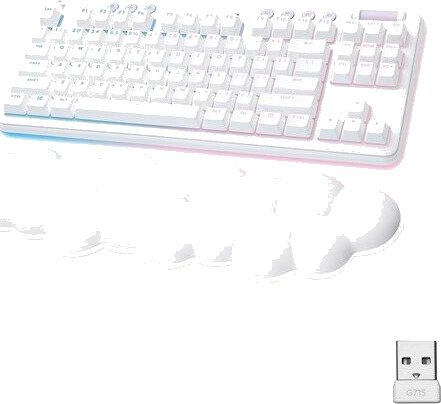 Logitech G715 - GX Red - ND - Aurora collection - Gamingtastatur - Nordisk - Hvit Logitech G715 - GX Red - ND - Aurora collection - Gamingtastatur - Nordisk - Hvit