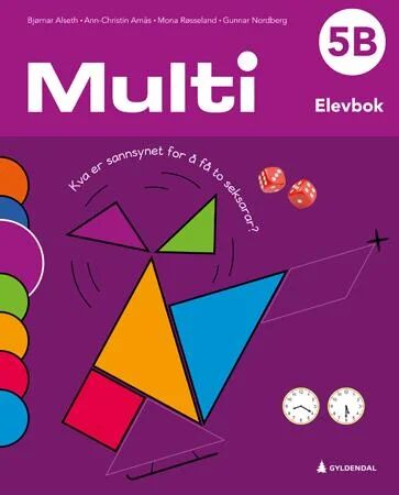 Multi 5b, 3. Utg. Av Bjørnar Alseth, Ann-Christin Arnås, Gunnar Nordberg, Mona Røsseland Multi 5b, 3. Utg. Av Bjørnar Alseth, Ann-Christin Arnås, Gunnar Nordberg, Mona Røsseland