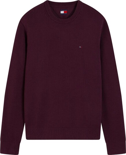 Tommy Jeans Tjm Slim Ess Sweater Ext   Burgundy   S
