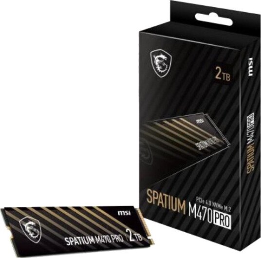MSI Spatium M470 PRO SSD 2TB M.2 PCIe 4.0 6000/5000MB/s