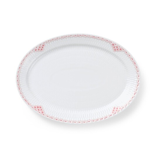 Royal Copenhagen Korall Riflet tallerken 28 cm