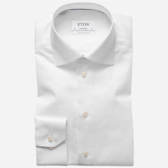 Eton Contemporary Fit Shirt Xls Em - White Eton Contemporary Fit Shirt Xls Em - White