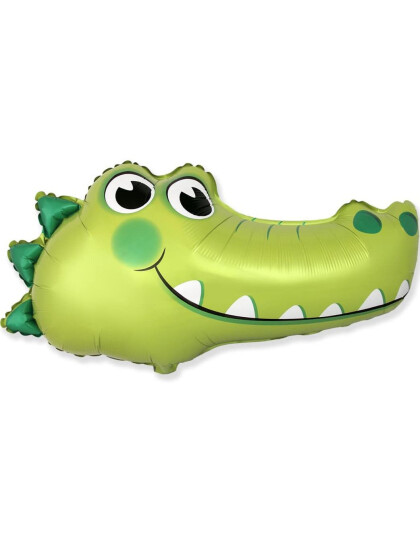 Krokodille Folieballong 42x79 cm