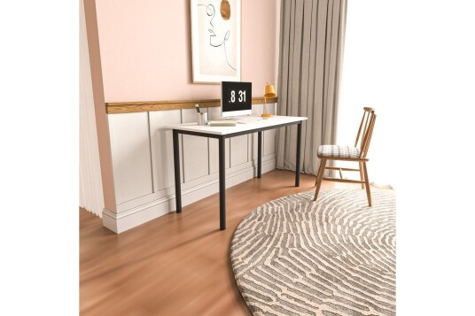 Viva Skrivebord 55x110 cm Sort/Hvit