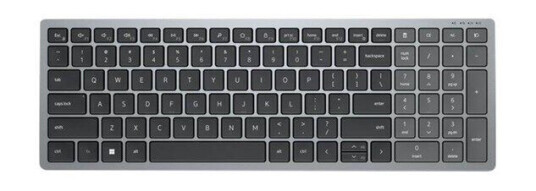 Dell KB740 Trådløst Tastatur QWERTY Pan Nordic i Titan Grå