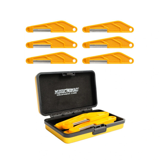 MusicNomad Diamond Coated Nut File Set