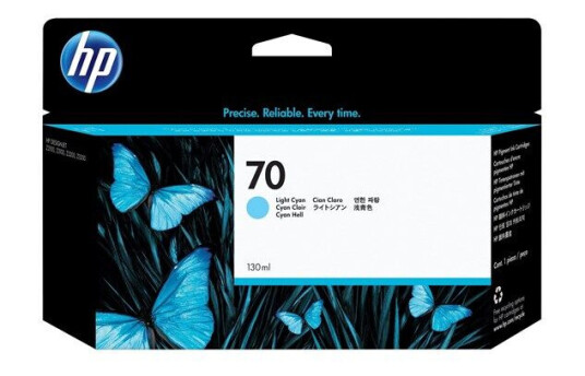 HP 70 / C9390A Light Cyan Ink - Blekkpatron Light cyan HP 70 / C9390A Light Cyan Ink - Blekkpatron Light cyan
