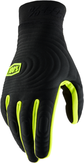 100% Crosshansker Brisker Xtreme Svart-Fluo Gul