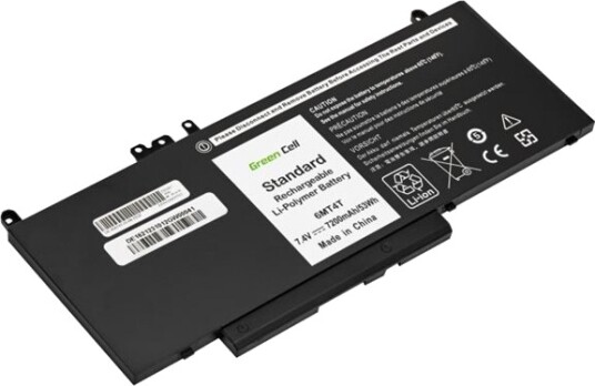 Green Cell Batteri Til Bærbar Pc Tilsvarer: Dell 6Mt4t Dell 07V69y Litiumpolymer 4-Cellers 7200 Mah Svart DE162 Green Cell Batteri Til Bærbar Pc Tilsvarer: Dell 6Mt4t Dell 07V69y Litiumpolymer 4-Cellers 7200 Mah Svart DE162