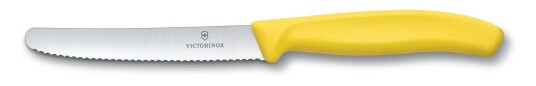 Victorinox Swiss Classic pølse-/tomatkniv 11 cm Gul