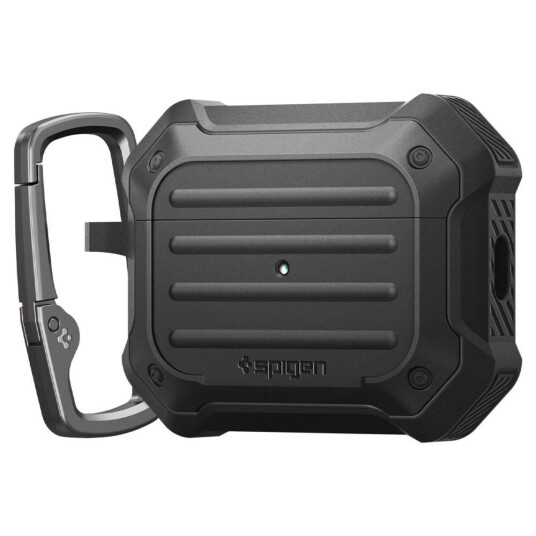 Spigen Though Armor Airpods Pro 2nd Gen Cover MagSafe-kompatibel m. Karabinkrok Svart