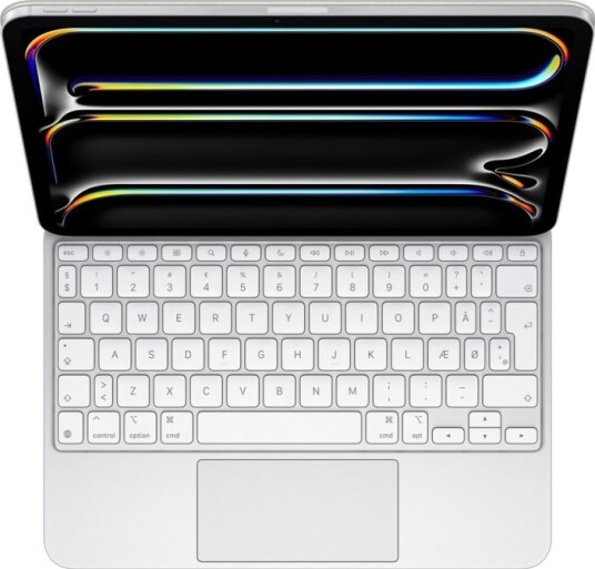 Apple Magic Keyboard iPad Dansk hvit