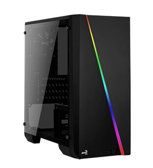AeroCool Cylon Mini Tower Kabinett Svart med Glass AeroCool Cylon Mini Tower Kabinett Svart med Glass