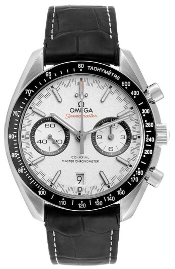 Omega Herreklokke 329.33.44.51.04.001 Speedmaster Racing Hvit/Lær