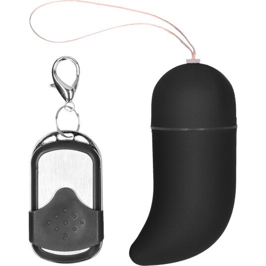 Shots Shots Toys Wireless Vibrating G Spot Egg Medium Black