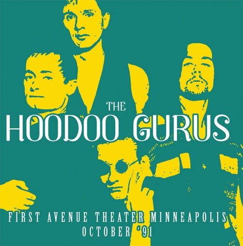 The Hoodoo Gurus First Avenue Theater 1991 CD The Hoodoo Gurus First Avenue Theater 1991 CD