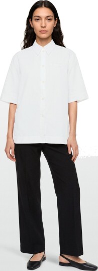 Maison Kitsune Short Sleeves Shirt White 34