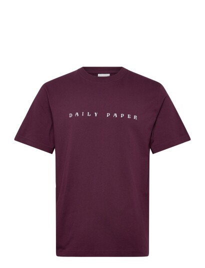 Daily Paper Alias Dias T Shirt Burgundy S Daily Paper Alias Dias T Shirt Burgundy S