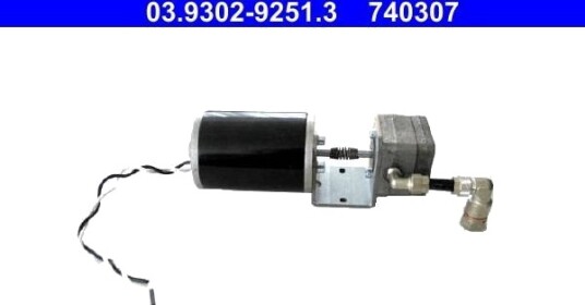 ATE 03.9302-9251.3 Avsugspumpe, fylle- / lufteapparat (bremsehydraulikk)