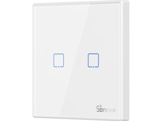 Sonoff 433Mhz T2eu2c-Rf Trådløs Lysbryter (2-Kanals) Sonoff 433Mhz T2eu2c-Rf Trådløs Lysbryter (2-Kanals)