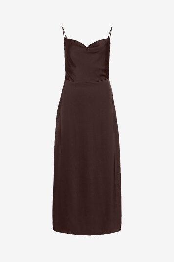 Vila Maxikjole viRavenna Strap Ankle Dress Brun Vila Maxikjole viRavenna Strap Ankle Dress Brun