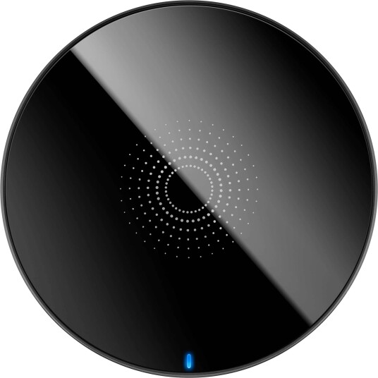 Goobay Qi trådløs lader for iPhone og Android, Farge Sort