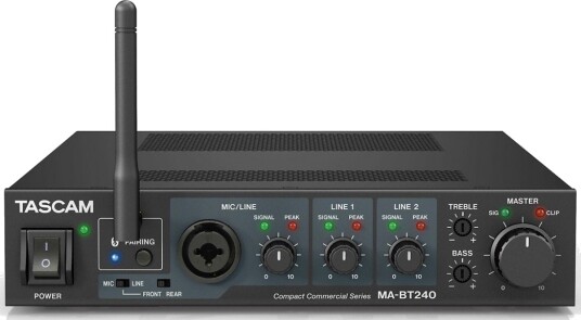 Tascam MA-BT240 240-Watt Mixing Amplifier