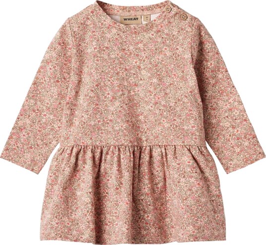 Wheat Kjole Bessie Rose Dust Flower Eng Wheat 2 år 92 Kjole Rosa