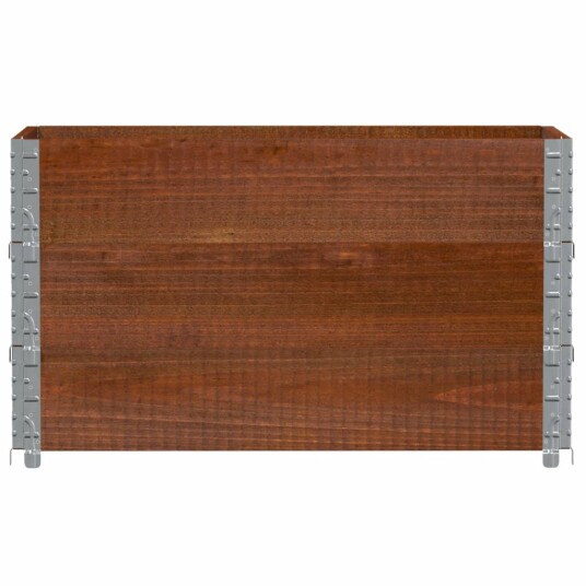 Plantekasse brun 100x50 cm heltre furu