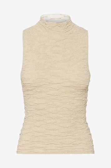 Gestuz - Topp PiccaGZ Halterneck - Beige