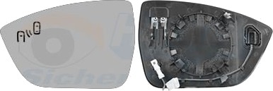Speilglass, ytterspeil VAN WEZEL 4907835