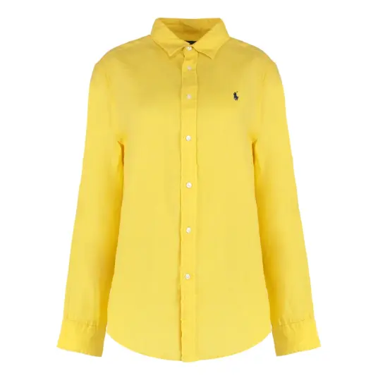 Polo Ralph Lauren Dame Bluser & Skjorter Gul M, Polo Ralph Lauren Dame Bluser & Skjorter Gul M,