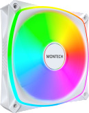 Montech Ax120 Pro 120mm PWM RGB Vifte Hvit Montech Ax120 Pro 120mm PWM RGB Vifte Hvit