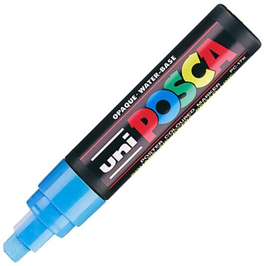 Posca Posca Marker PC-17K Extra-broad Light blue Posca Posca Marker PC-17K Extra-broad Light blue