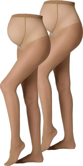 Noppies 2-Pack Maternity Tights 20 Den - MOONLIGHT - L\XL